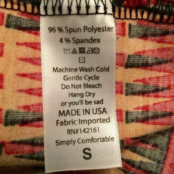 LuLaRoe Irma Print Top S - Picture 5 of 5